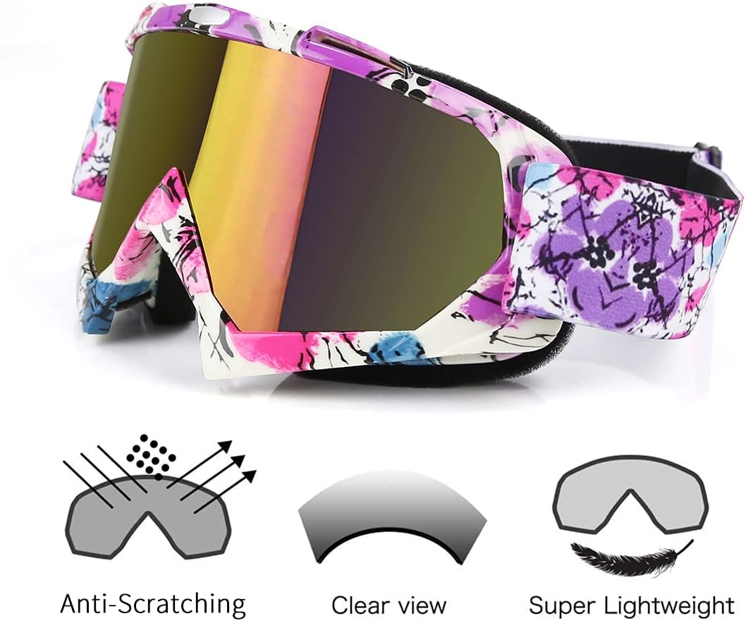 Thumbnail 2 de JAMIEWIN Motocross Goggles — Anti-Fog, UV400, Lightweight Offroad Goggles for Men, Women & Kids