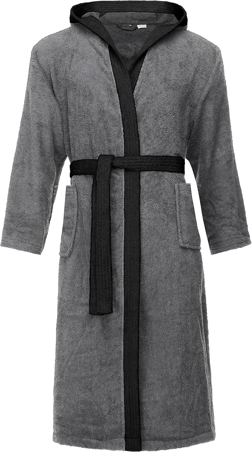 Detalle de Ladeheid Peignoir de Bain Éponge 100% Coton Homme LA40-190