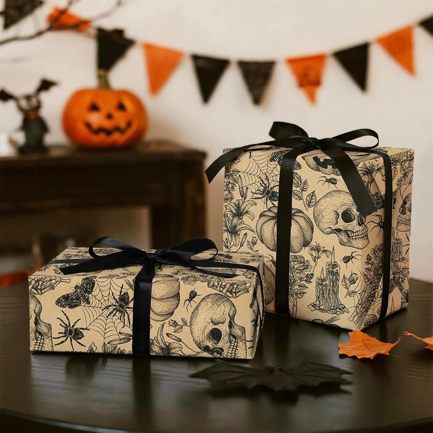 Thumbnail 4 de RUSPEPA Kraft Wrapping Paper, Mini Roll