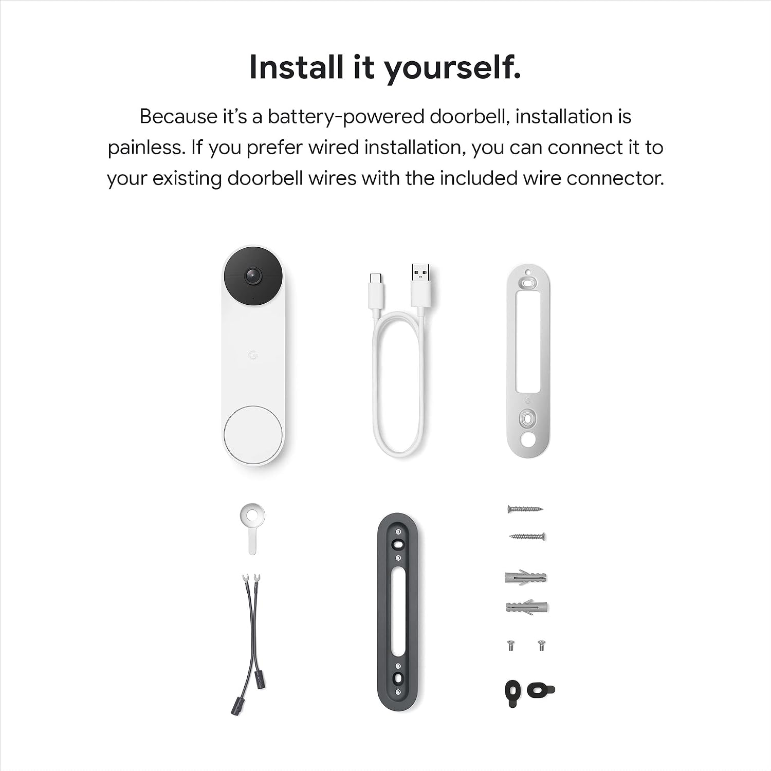 Detalle de Nest Doorbell (Battery) 960p wireless camera