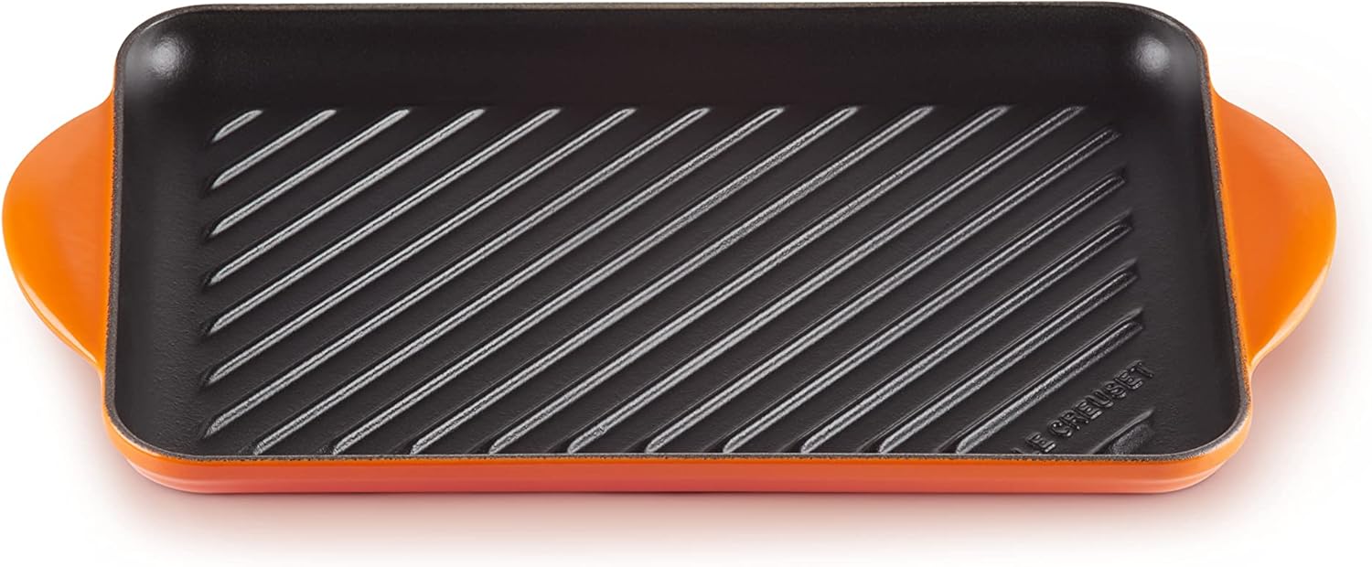 Thumbnail 6 de LE CREUSET Grill rettangolare Tradition in ghisa vetrificata 32 cm – Ciliegia
