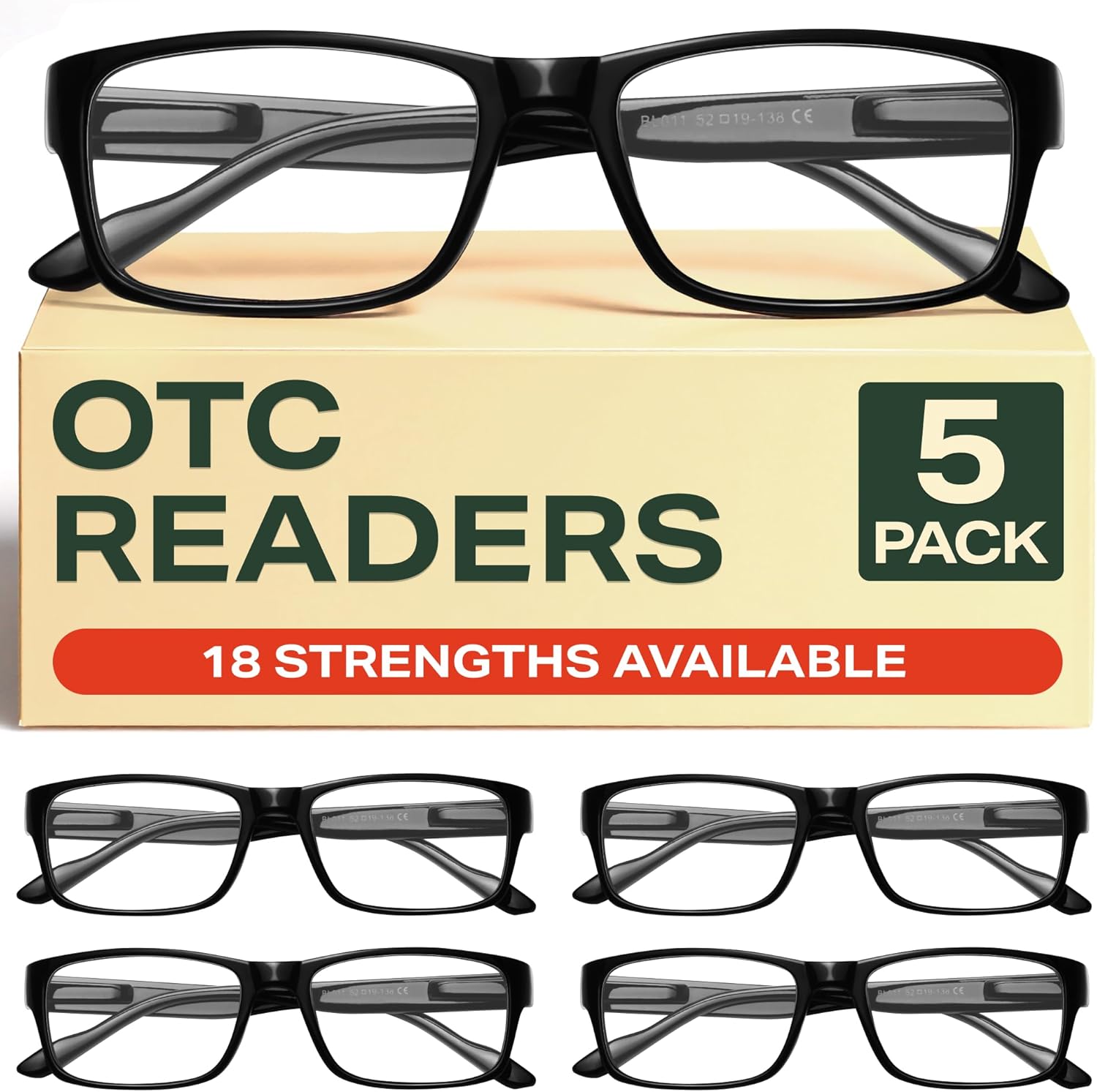 Detalle de Gaoye 5-Pack Reading Glasses for Men and Women