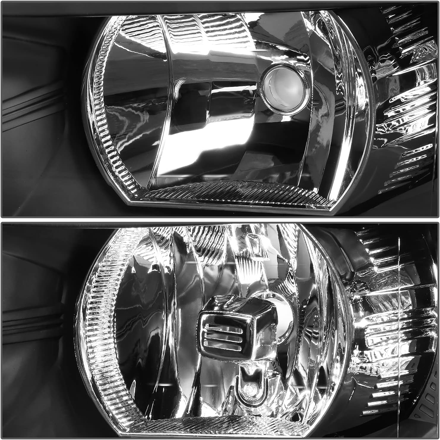 Detalle de DNA Motoring HL-OH-CSIL07-BK-CL1 Headlights for Silverado