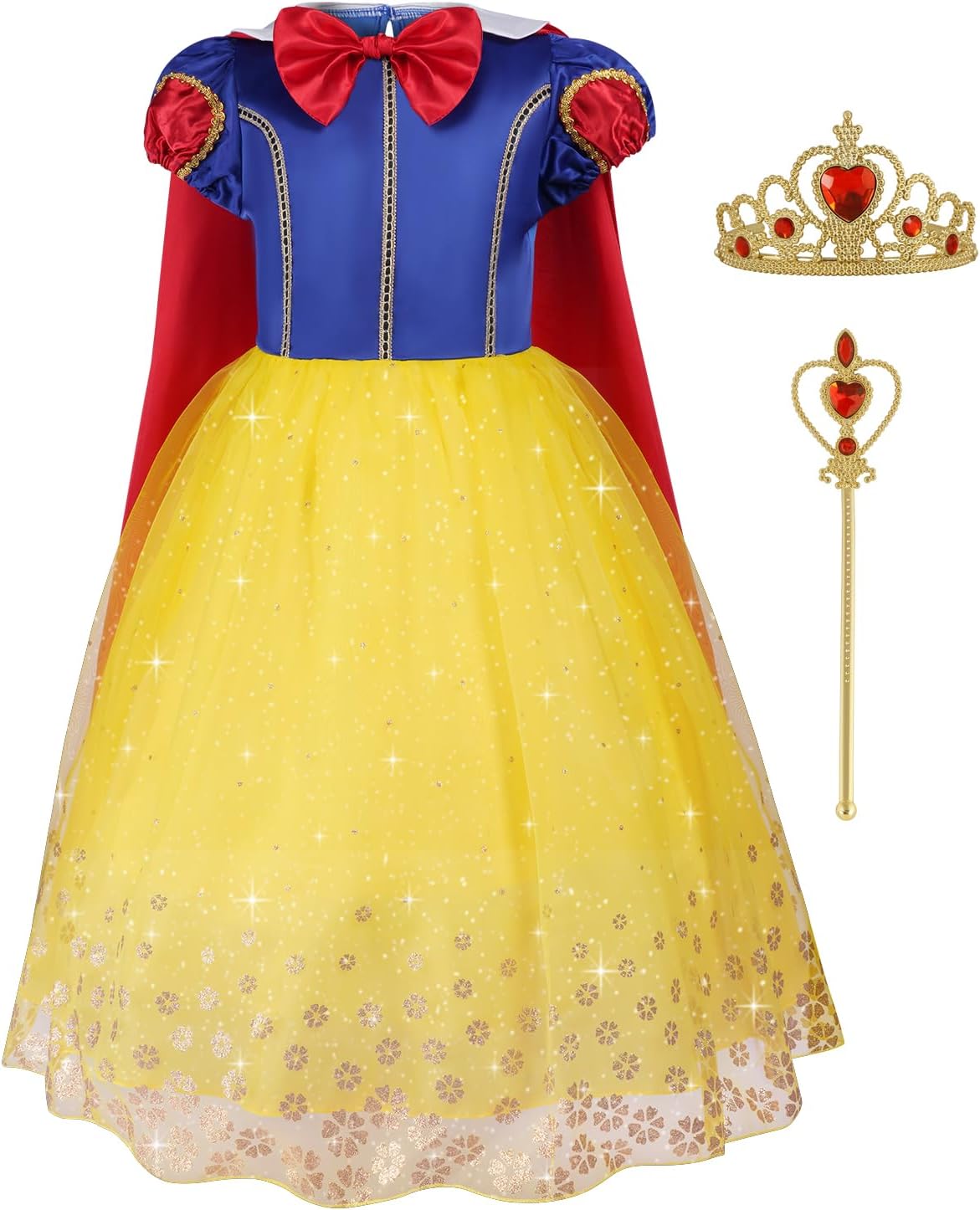 Detalle de Aomig Robe Princesse Blanche Neige enfant