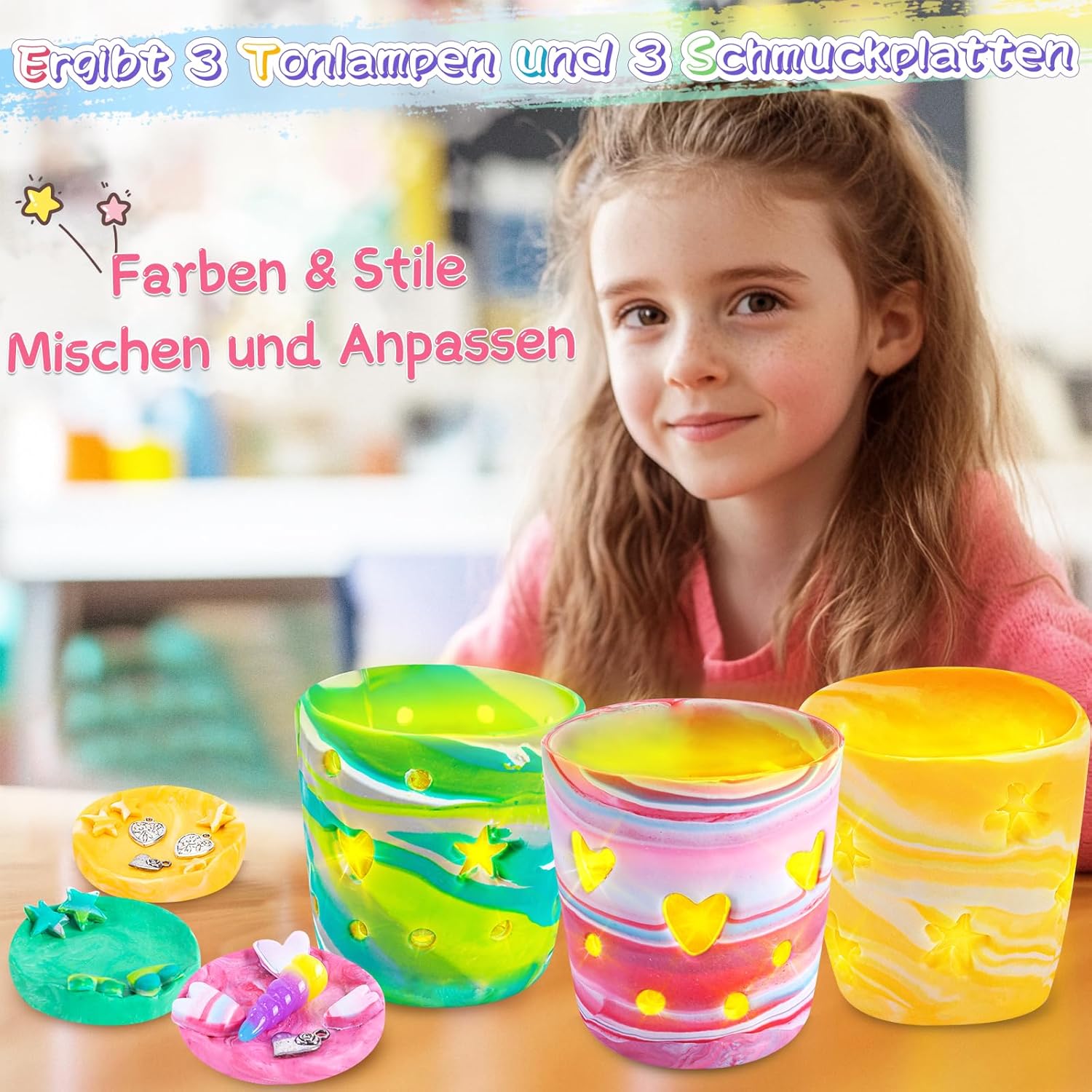 Thumbnail 1 de FGZU Bastelset Kerzen DIY 29 Teile 🎨