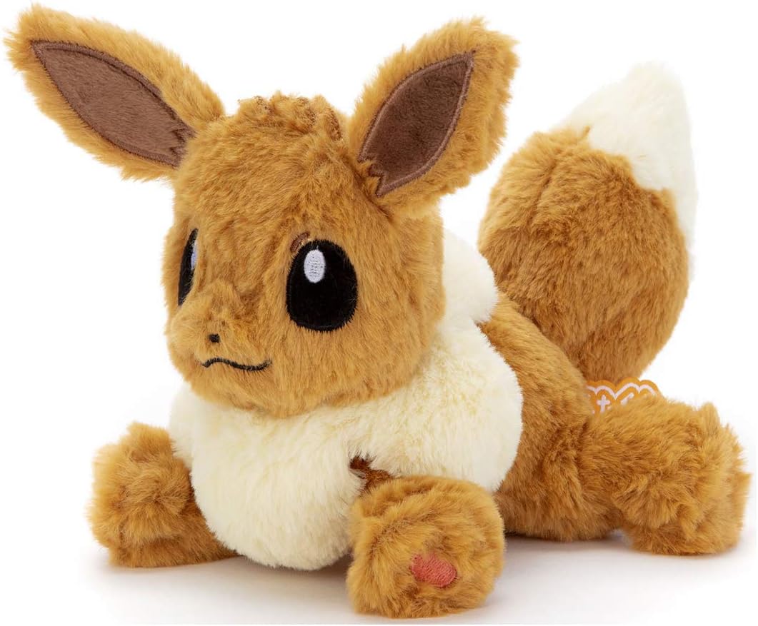 Detalle de タカラトミーアーツ 4904790217999 ポケモン イーブイ くたくたたった!ぬいぐるみS 高さ約16cm