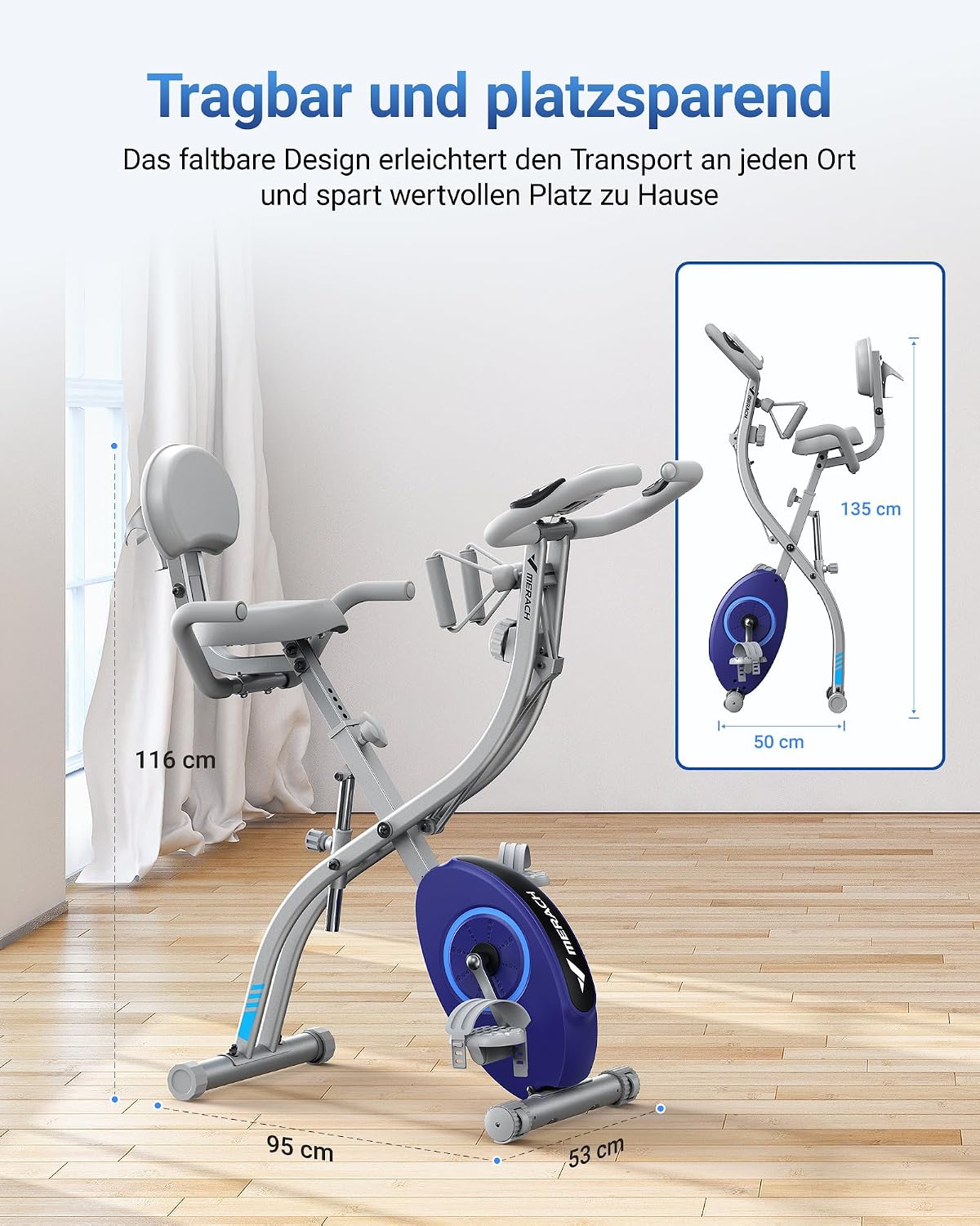 Thumbnail 5 de MERACH 4-in-1 Heimtrainer 16 Stufen
