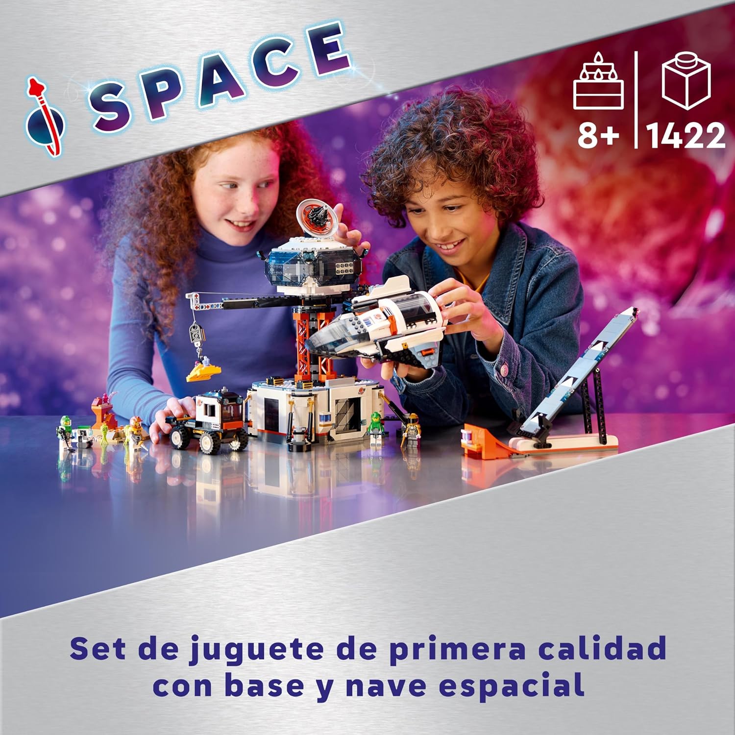 Thumbnail 1 de LEGO City Base Espacial 🚀 Plataforma de Lanzamiento y Minifiguras