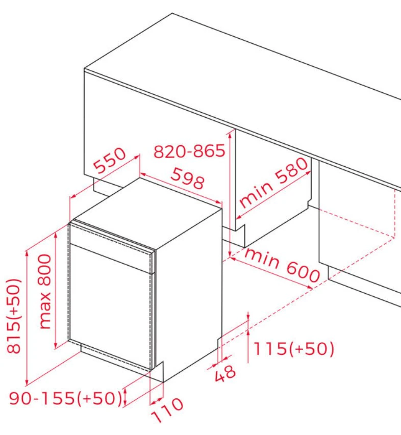 Thumbnail 1 de Teka DFI 46710 Lavavajillas Integrable, 12 Servicios 🧼