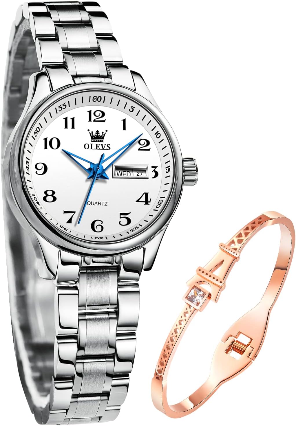 Detalle de OLEVS Montre Femme Facile à lire 30m