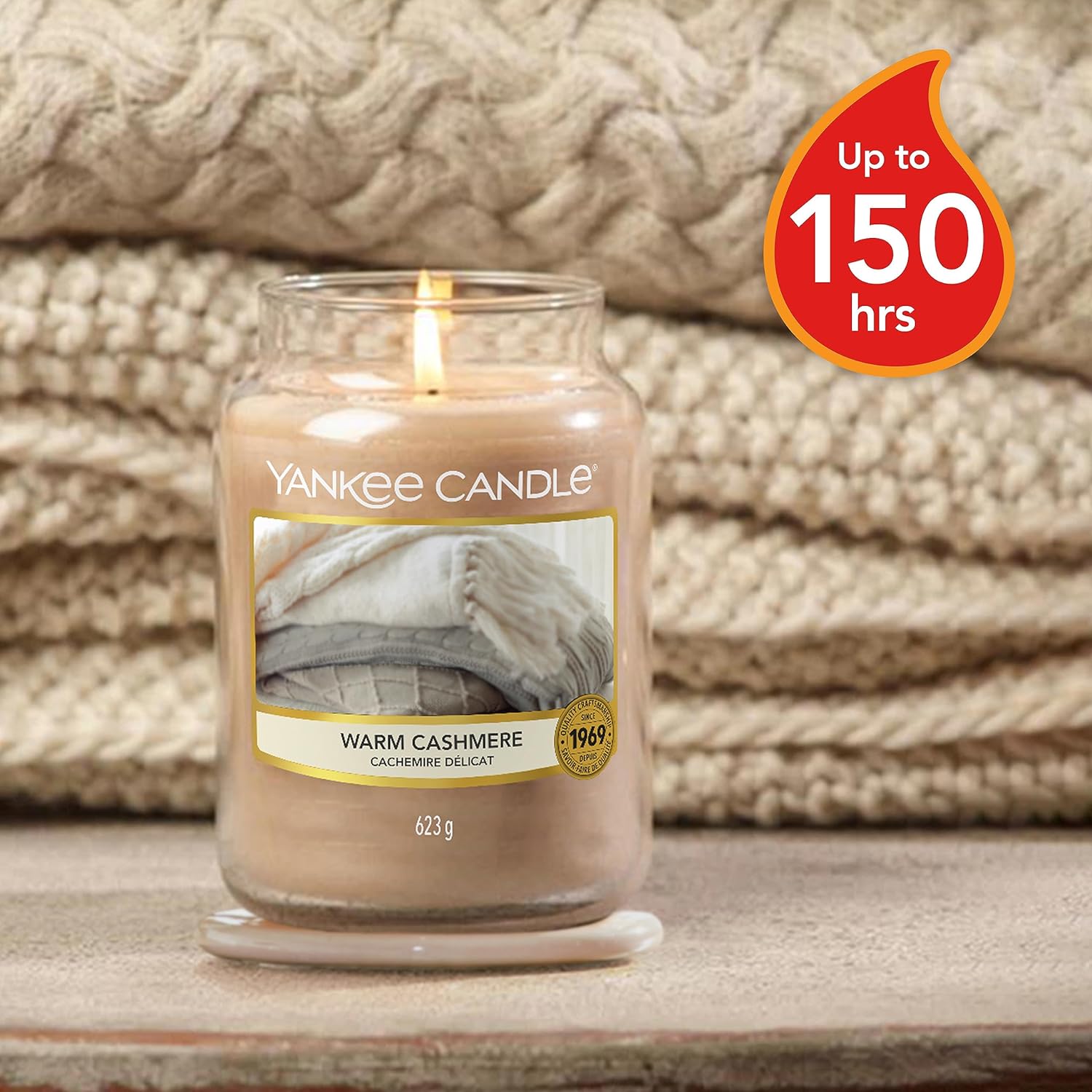 Thumbnail 2 de YANKEE CANDLE Cachemire délicat 150 h 🕯