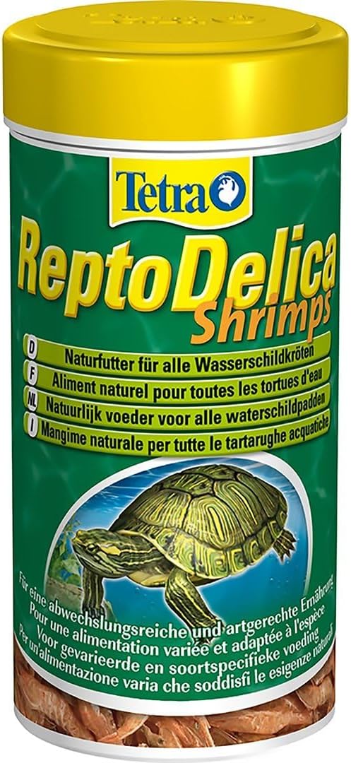 Detalle de Tetra ReptoDelica Crevettes – Alimentation naturelle pour tortues d’eau (1 L)