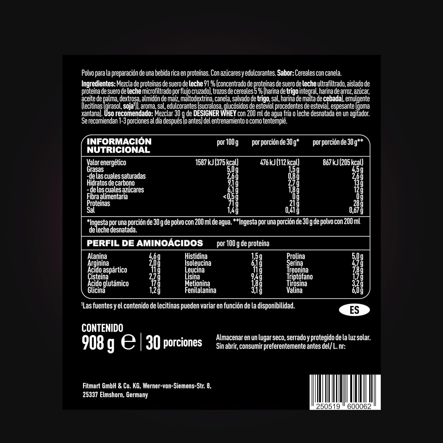 Detalle 2 de ESN Designer Whey Protein 1 kg