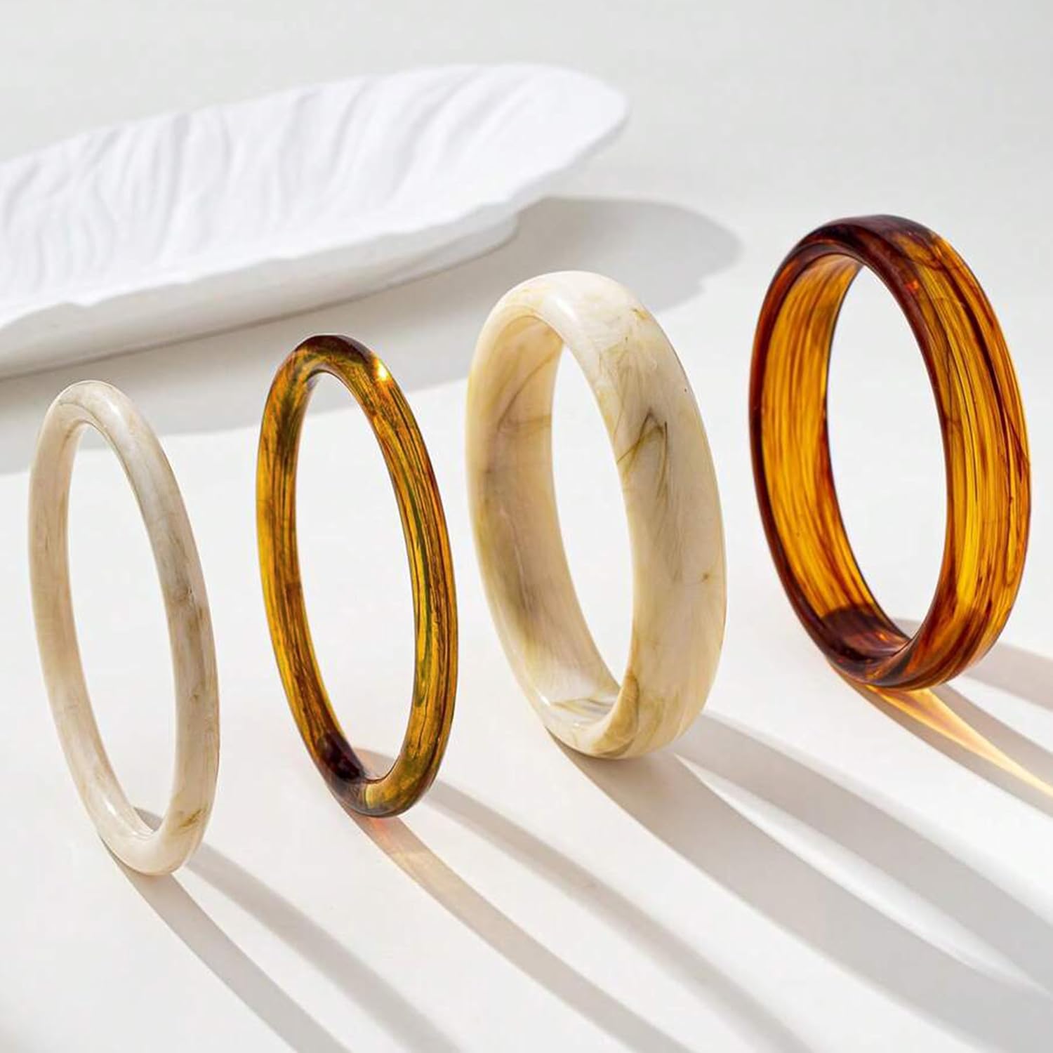 Thumbnail 4 de ÌF ME Acrylic Bangle Set in Resin