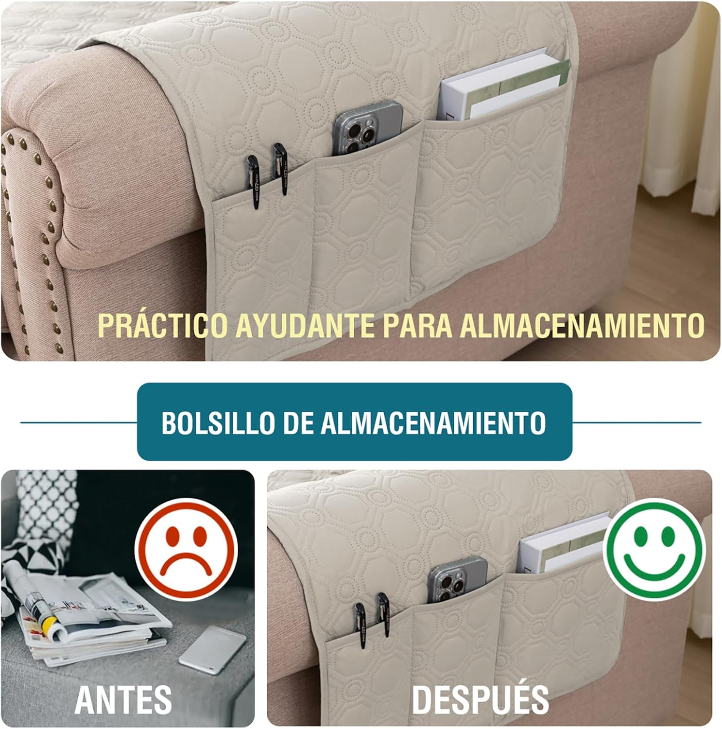 Thumbnail 8 de BellaHills Funda Sofá Impermeable 2 Plazas 🛋