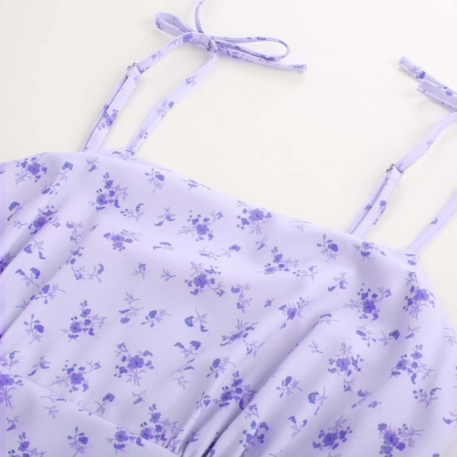 Detalle de Belle Poque Robe femmes UK Vintage Bretelles spaghetti A-Line Midi Cocktail Party Dress
