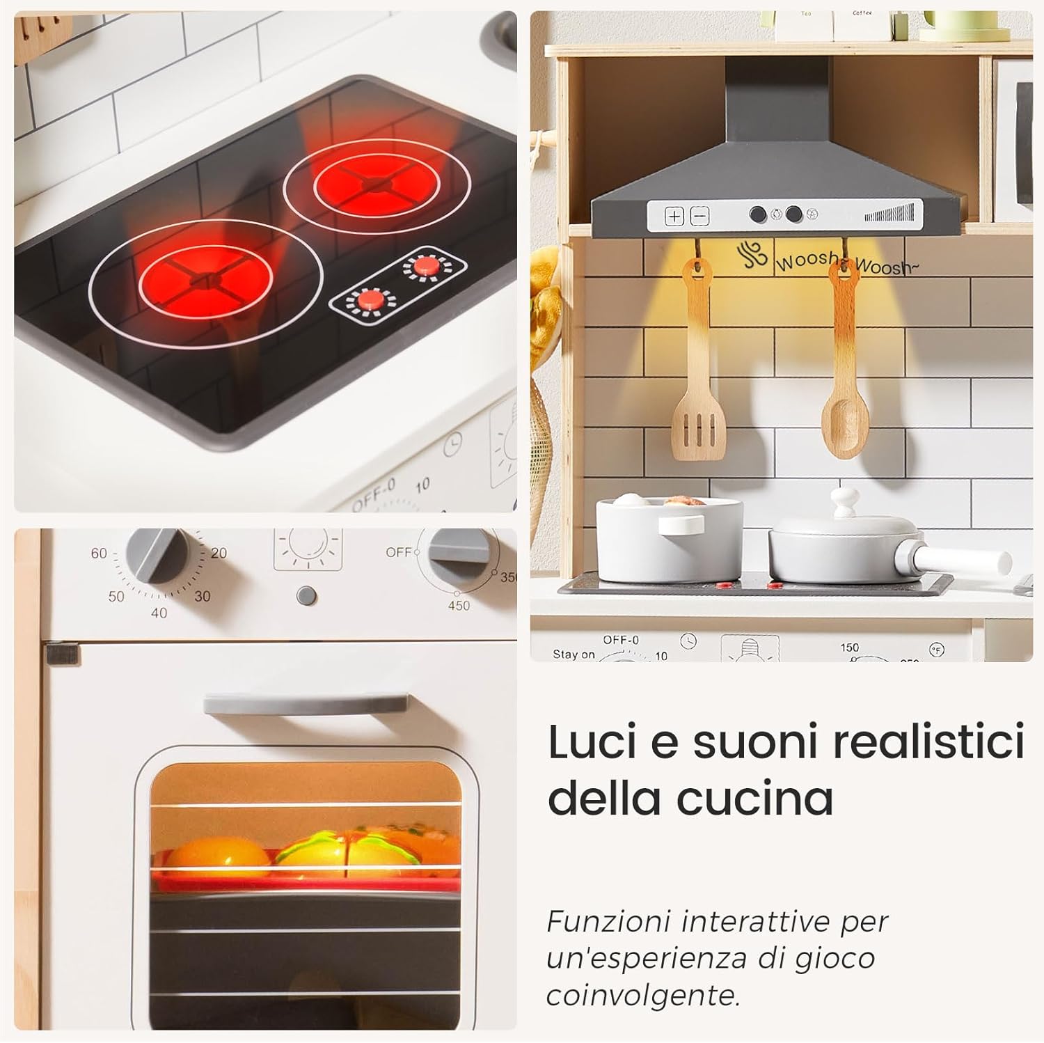 Detalle de Tiny Land Cucina giocattolo 18 accessori đź‘©