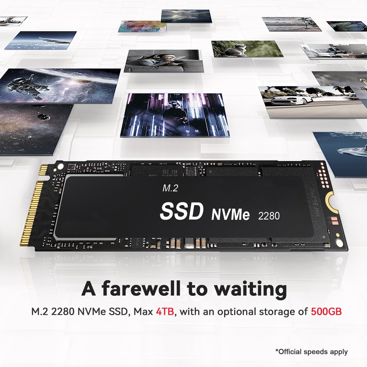 Thumbnail 6 de Beelink SER5 Mini PC W11 Pro with Ryzen 5 5500U — 16GB RAM, 500GB NVMe, Triple 4K Display