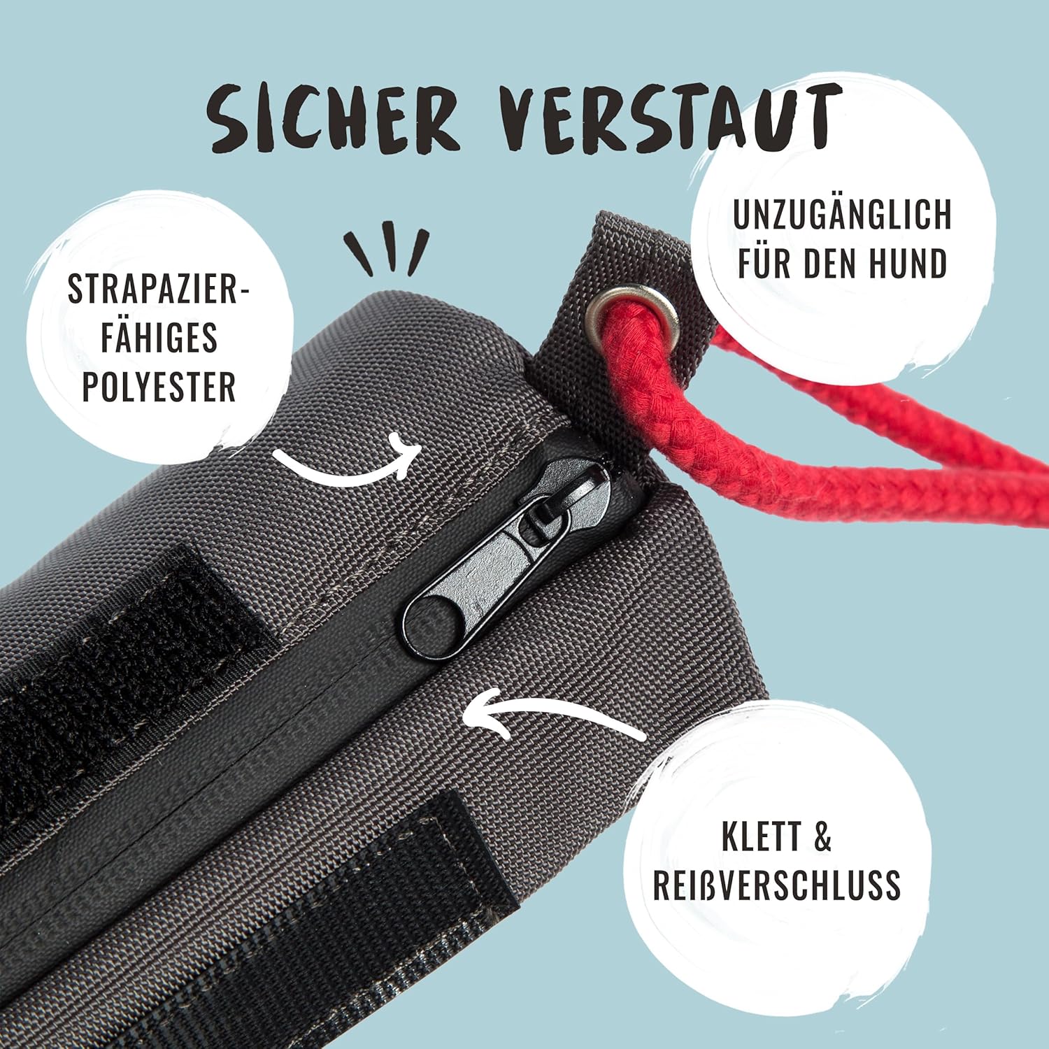 Detalle 2 de Rudelkönig Futterbeutel