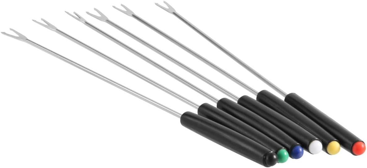 Thumbnail 4 de Fackelmann Fonduegabeln aus Edelstahl (6 Stück) – Fonduespieße mit farbigen Kunststoffgriffen