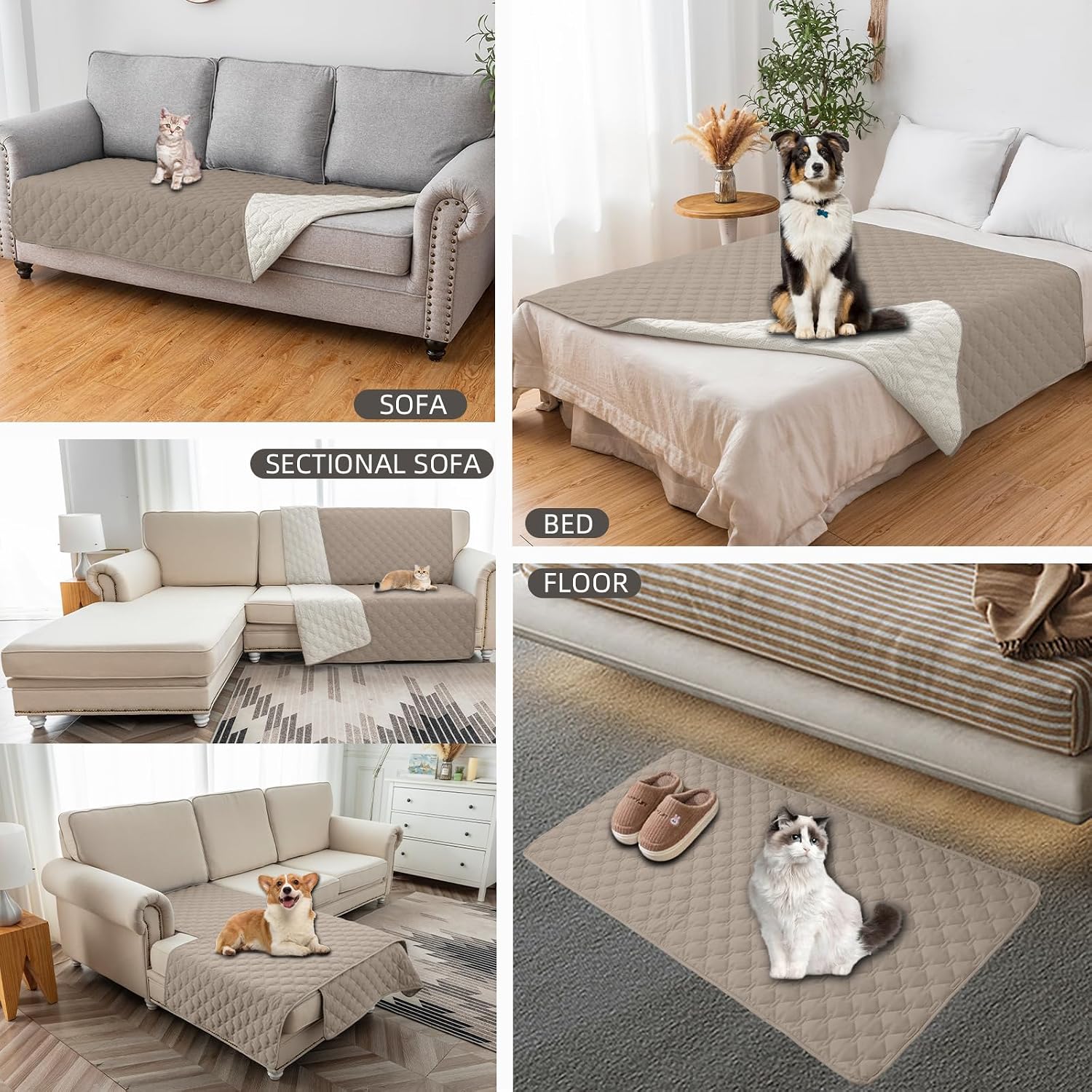 Detalle 2 de GEBIN Coperta Impermeabile per Cani 173x208 cm