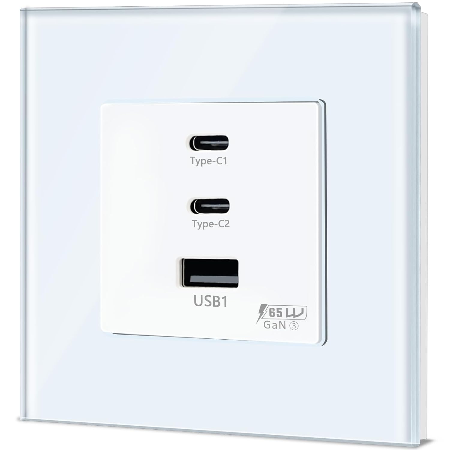 Detalle de TAWOIA Schuko Steckdose 65W 🔌