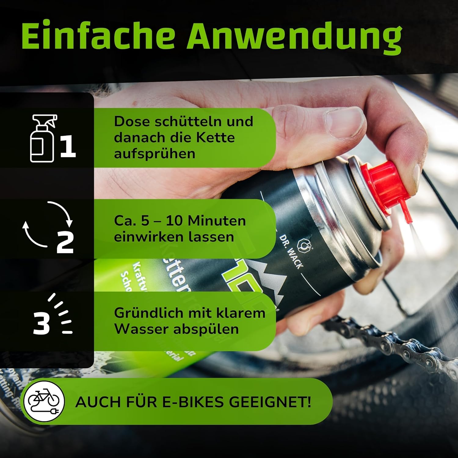 Thumbnail 2 de DR. WACK F100 Kettenreiniger für Fahrrad – 300 ml