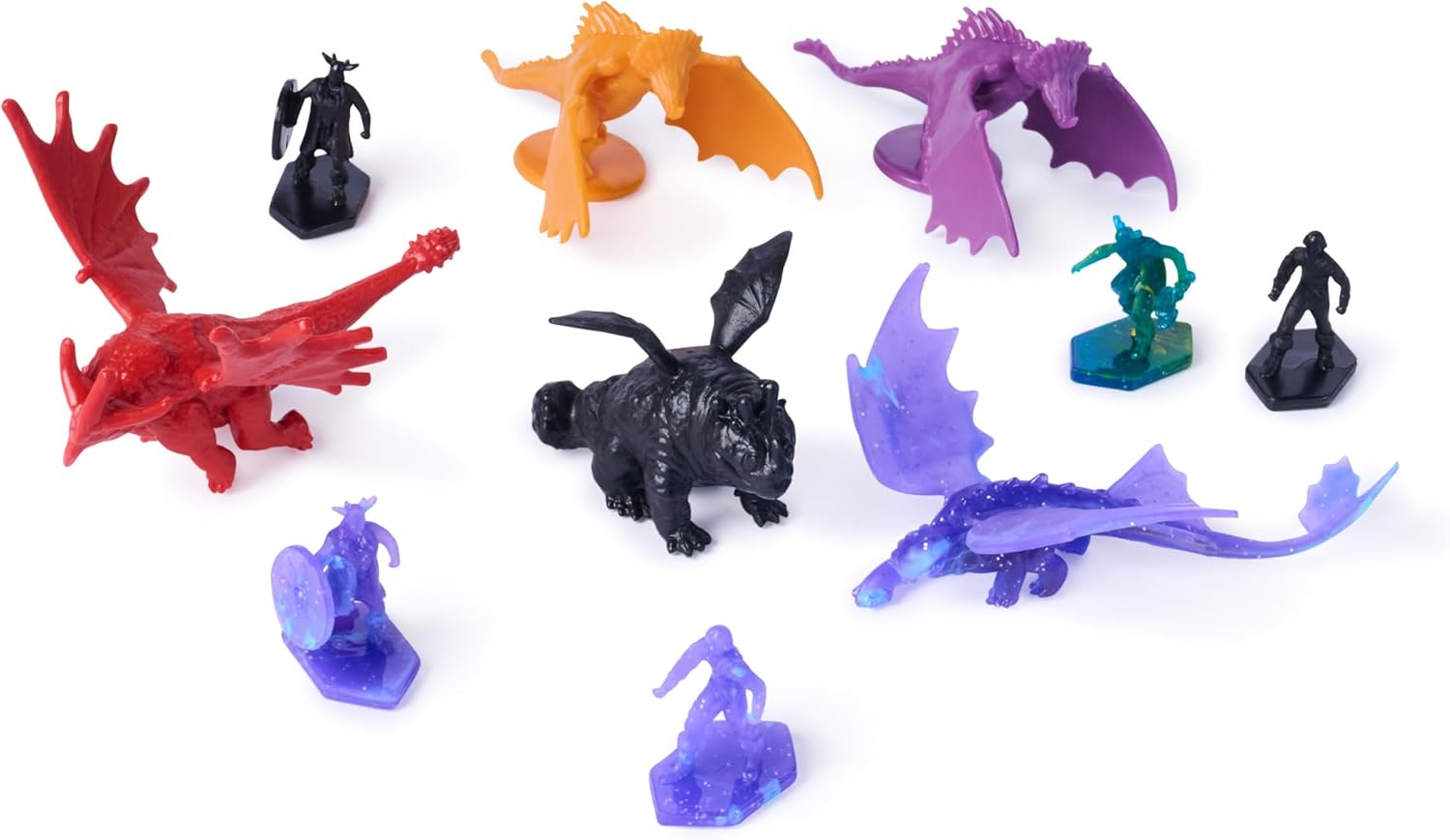 Detalle 2 de Dreamworks Dragons: World of Berk Dragon Flock Arena – 50 Dragons & Vikings Figures