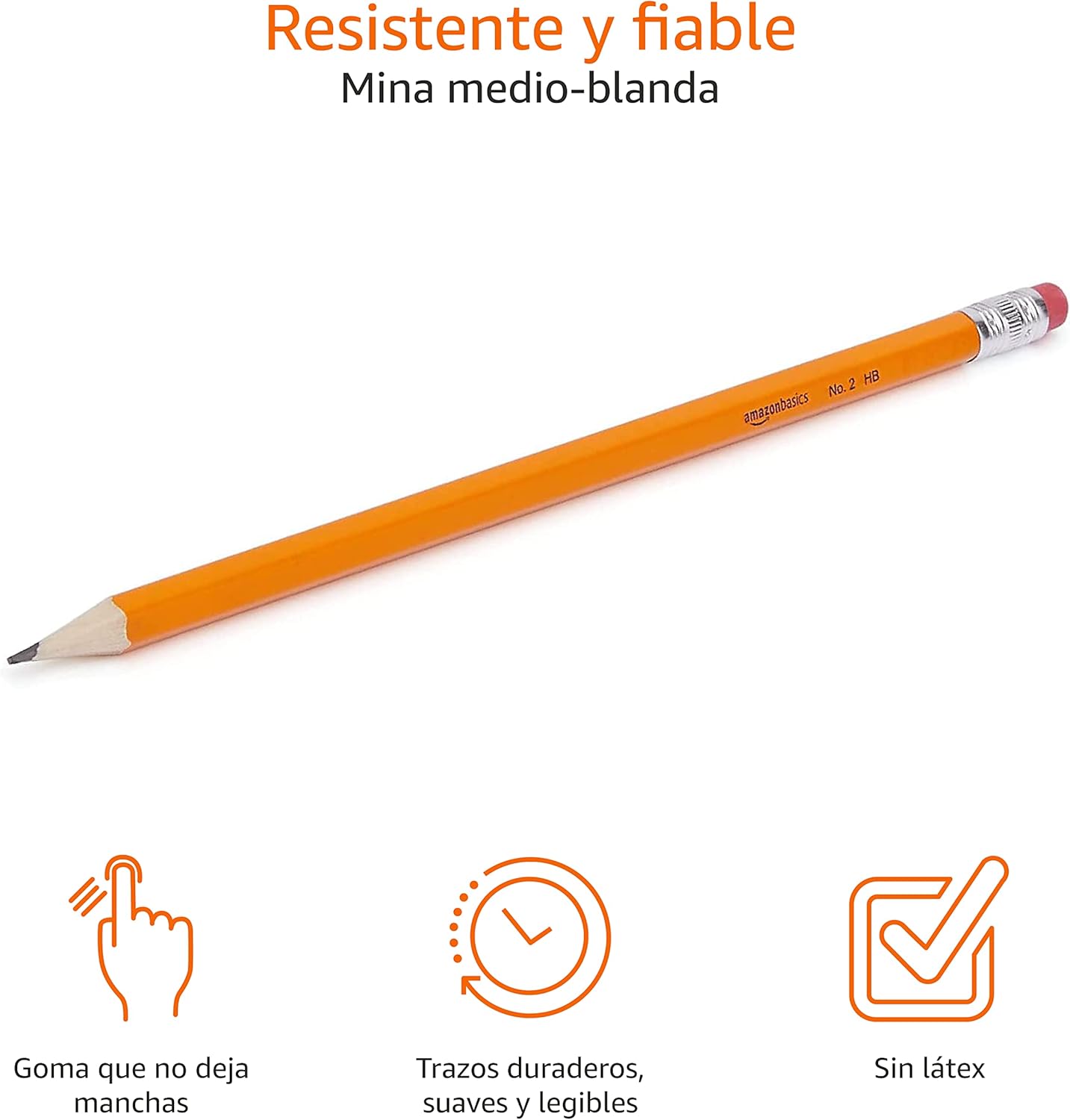 Thumbnail 1 de Amazon Basics - Lápices n.º 2 HB, 30 unidades ✏