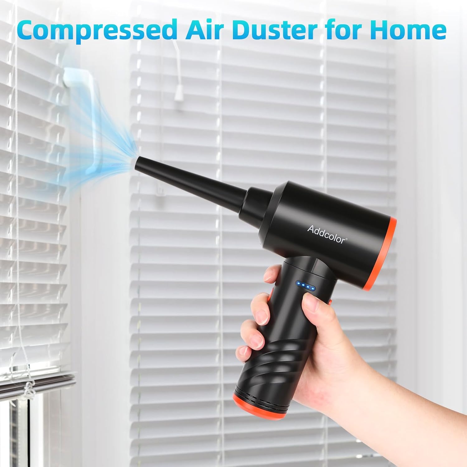 Thumbnail 5 de ADDCOLOR AD-38 Air Duster ricaricabile 6000 mAh con 3 velocità e LED