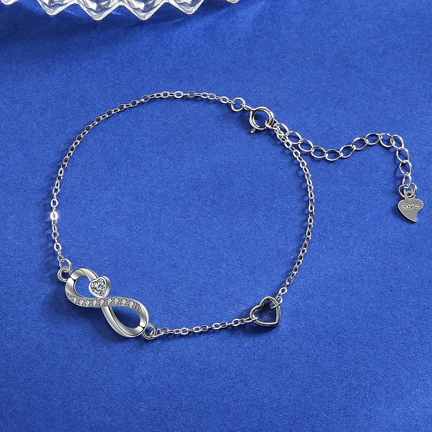 Thumbnail 5 de Arrebol Unendlichkeit Armband Damen 925 Sterling SILBER Infinity Armband
