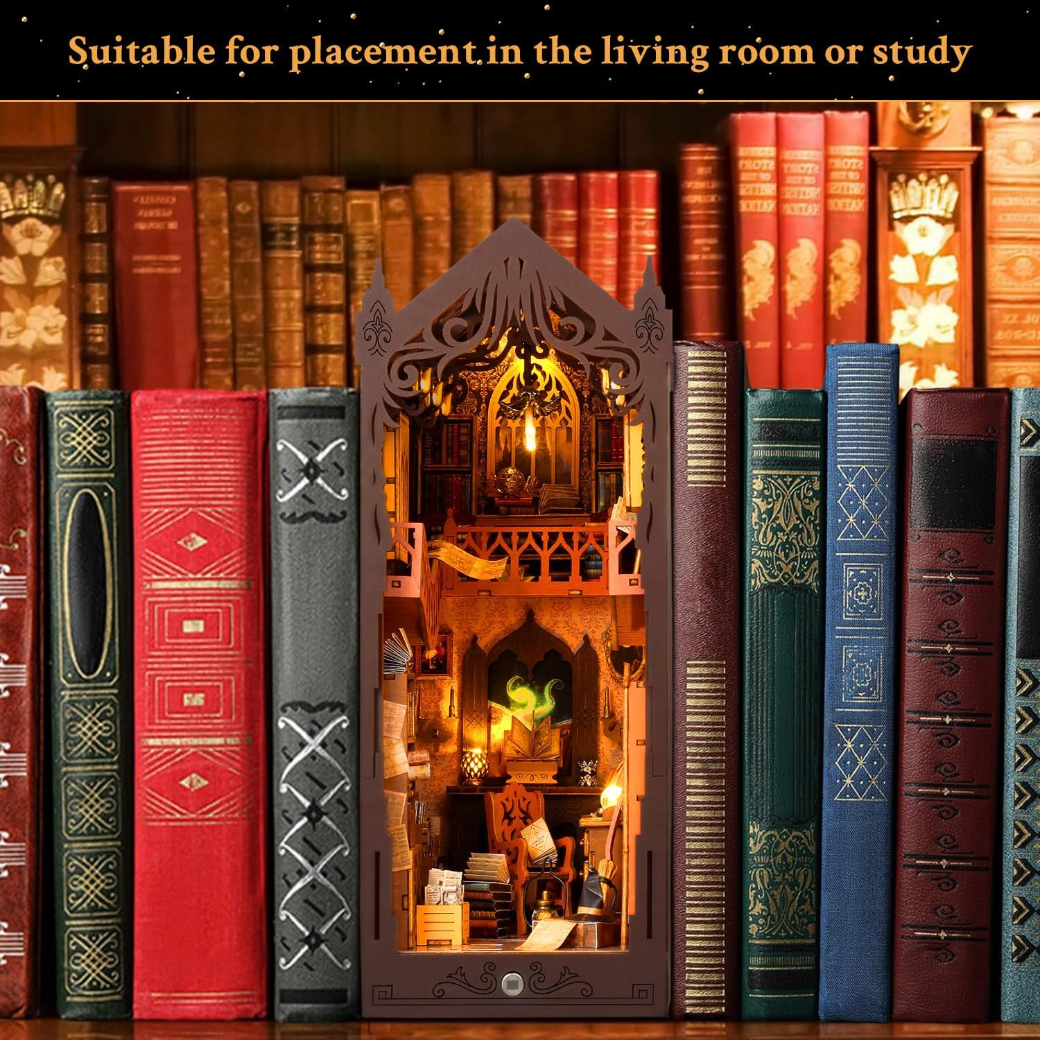 Thumbnail 5 de Lycidae Book Nook Kit DIY 3D wooden book nook