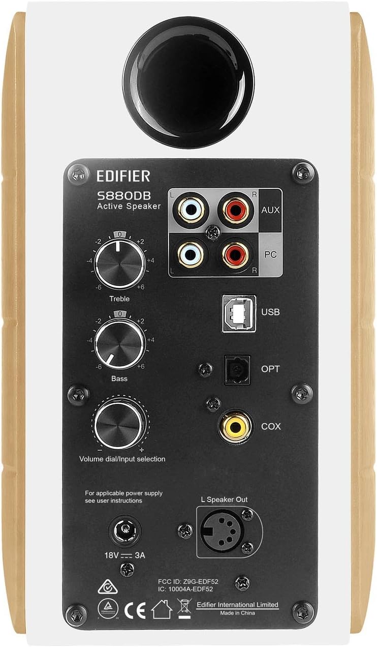 Thumbnail 3 de Edifier S880DB Bluetooth-Regallautsprecher System – Holz/Weiß