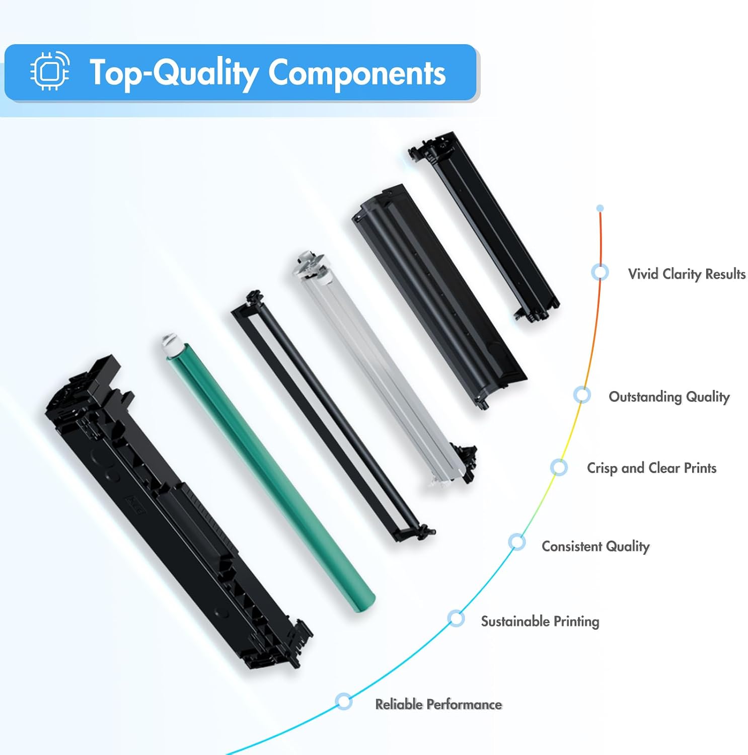 Thumbnail 6 de TRUE IMAGE 067 MF656Cdw Toner Cartridge Set, 4-Pack High-Yield CMYK