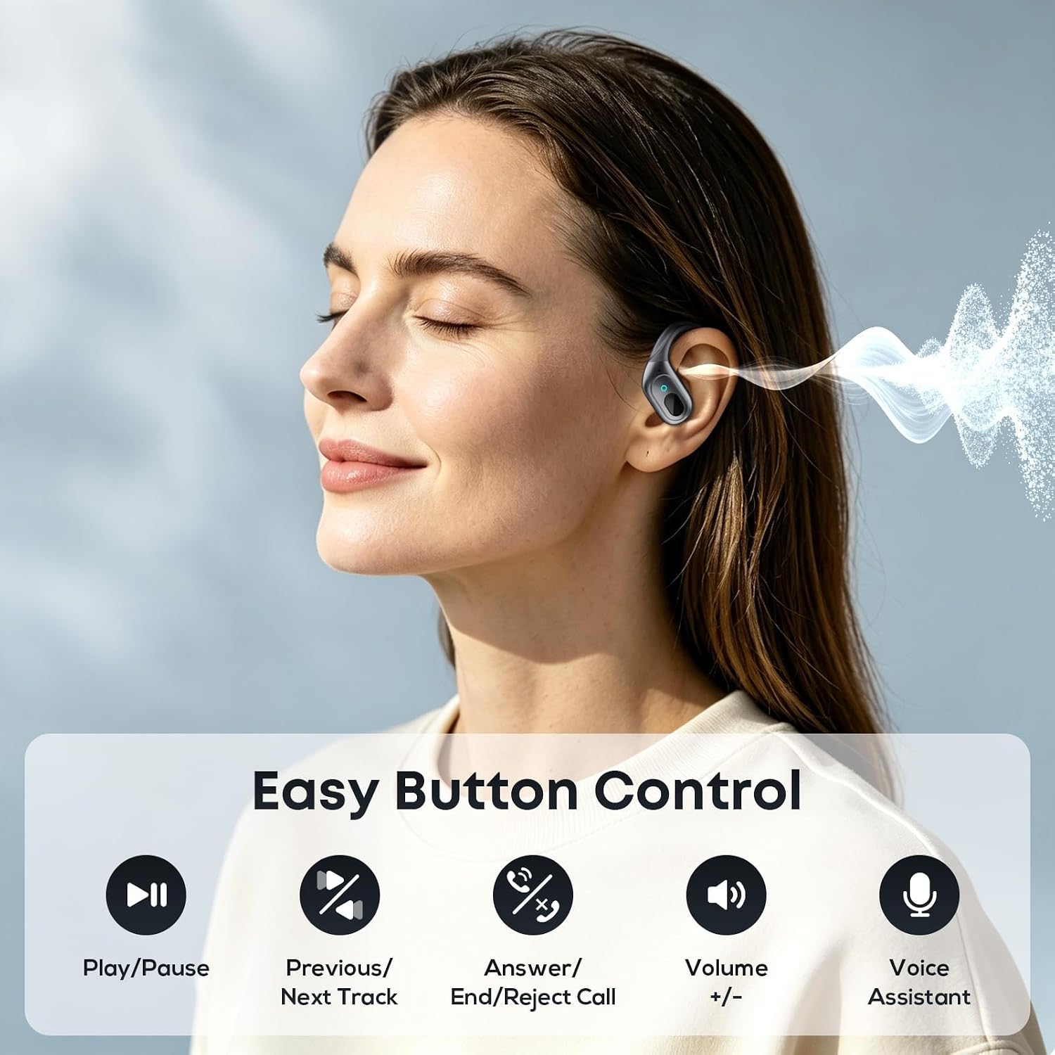 Thumbnail 6 de HILDCROA BX31 Sports Wireless Earbuds, 75-Hour Playtime, LED Display, IPX7