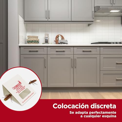 Detalle de Catchmaster 100i – Trampas adhesivas para cucarachas (30 unidades) sin toxinas ni biocidas