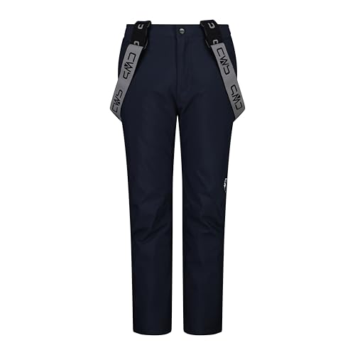 Detalle de CMP Kinder-Latzhose zum Skifahren, Schwarz-Blau, Größe 128 mit Clima Protect