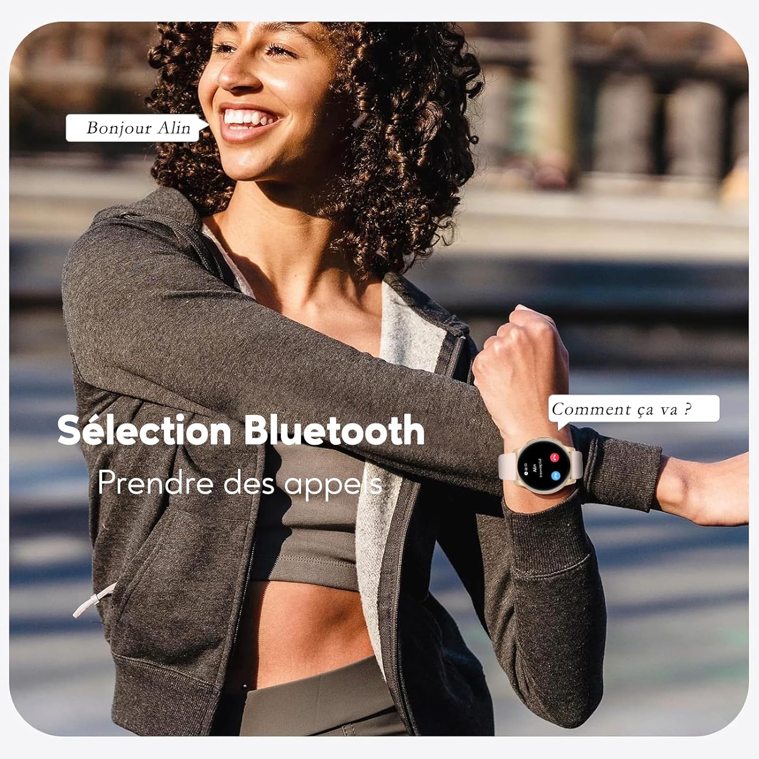 Thumbnail 4 de AcclaFit Montre Connectée 1,38'' – Suivi santé et sport, IP68, 147+ modes