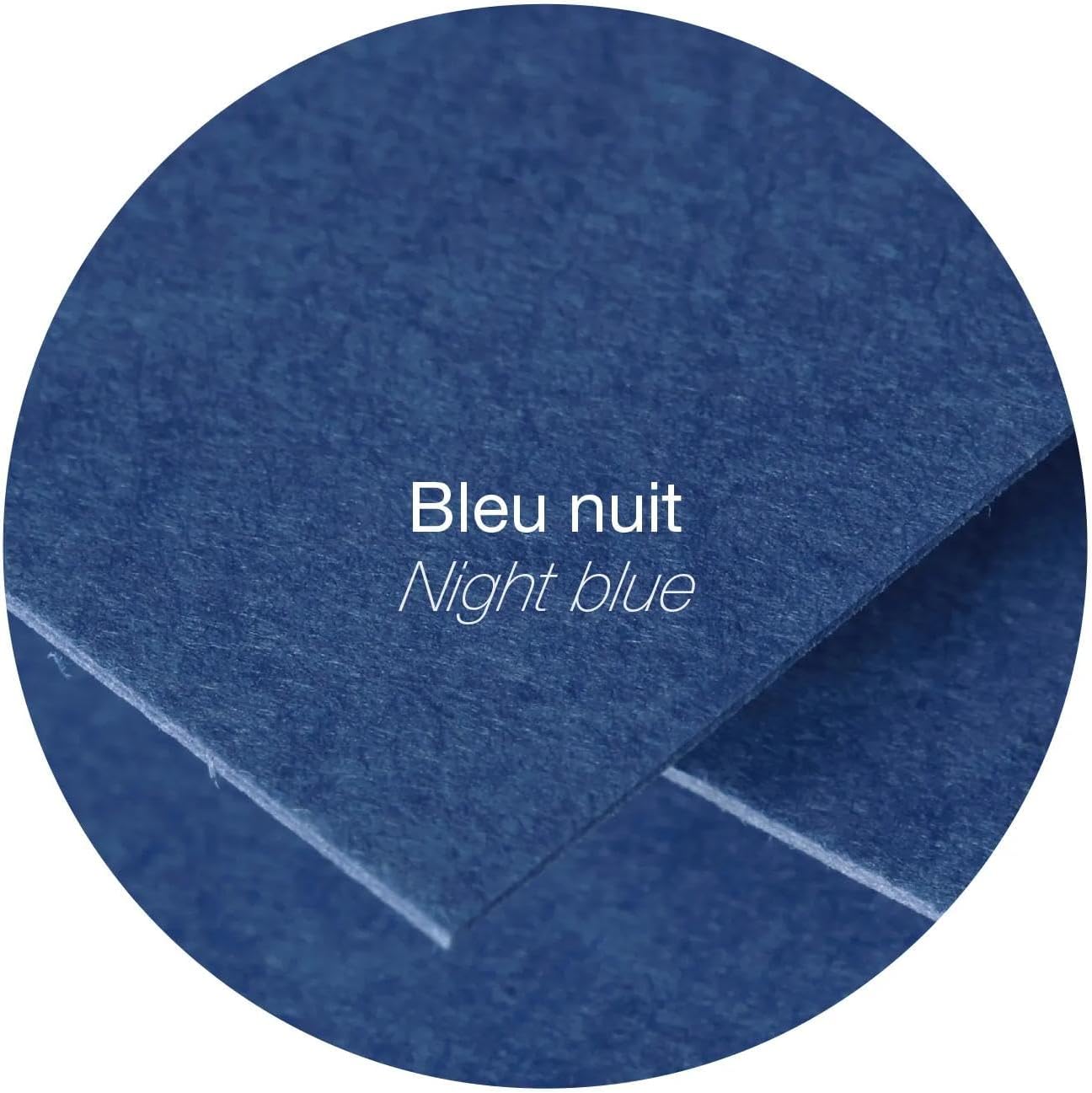 Detalle de Clairefontaine 5646C – Pacco da 20 Buste autoadesive Pollen DL 120 g/m², blu notte