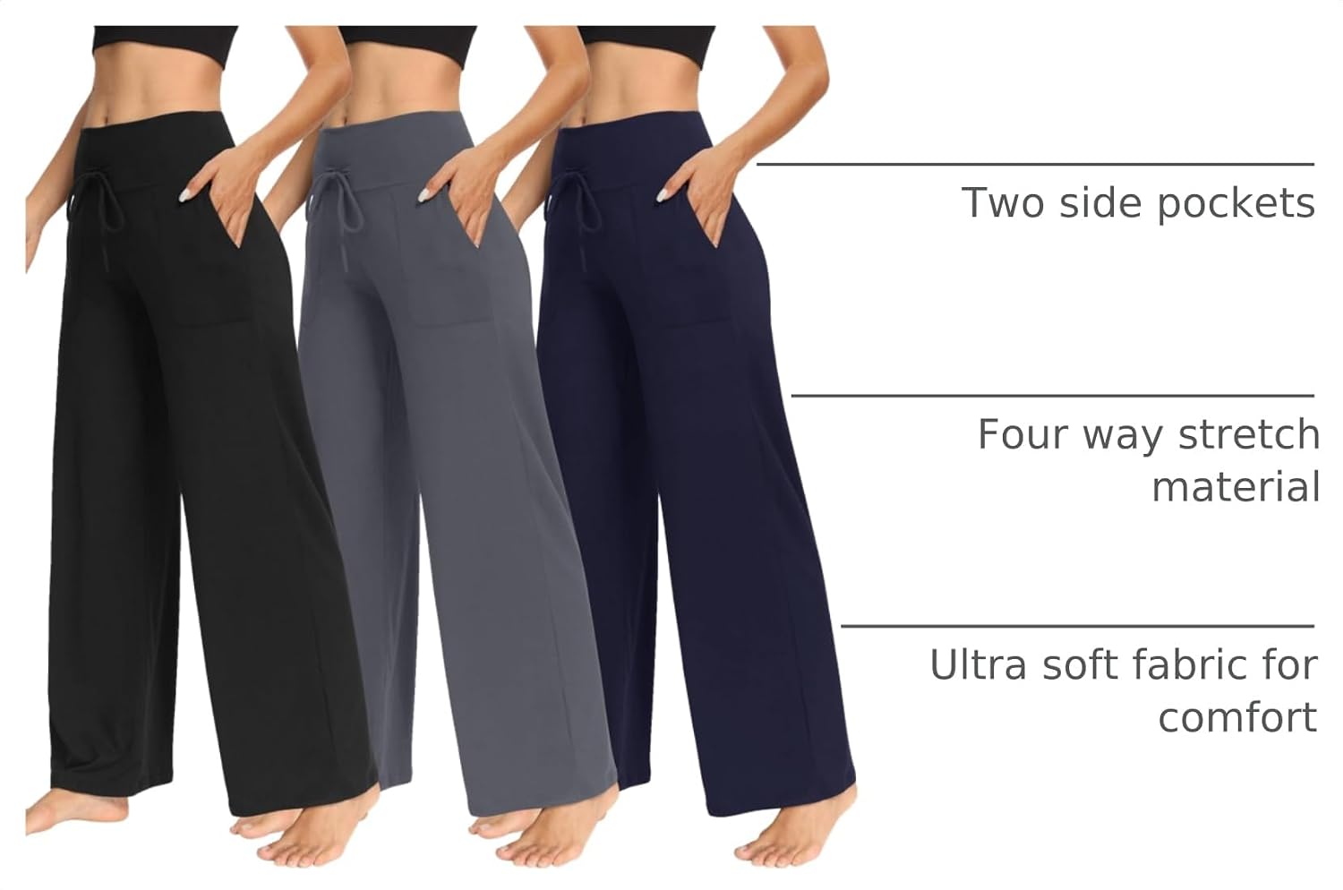 Thumbnail 3 de TNNZEET 3-Pack Wide Leg Pants
