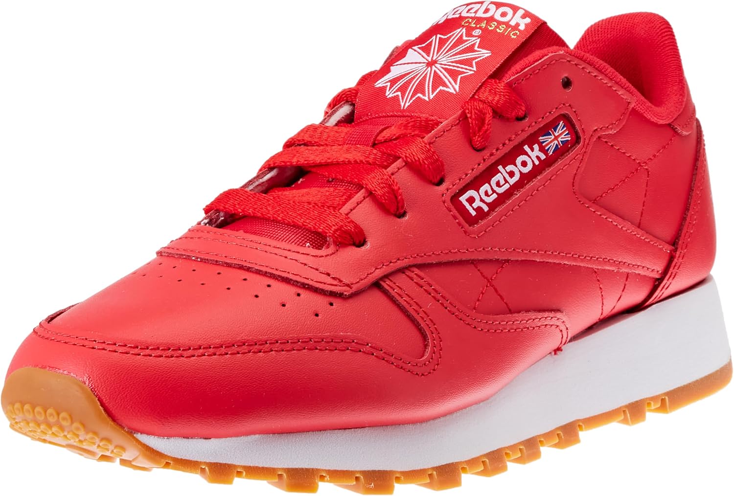 Detalle de Reebok Classic Leather Unisex Sneakers with Supple Leather Upper
