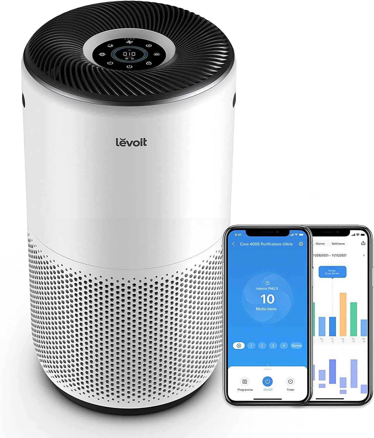 Thumbnail 6 de Levoit Smart Purificatore d'Aria HEPA per Fumo e Allergie, CADR 697 m³/h, 147 m², Alexa/VeSync