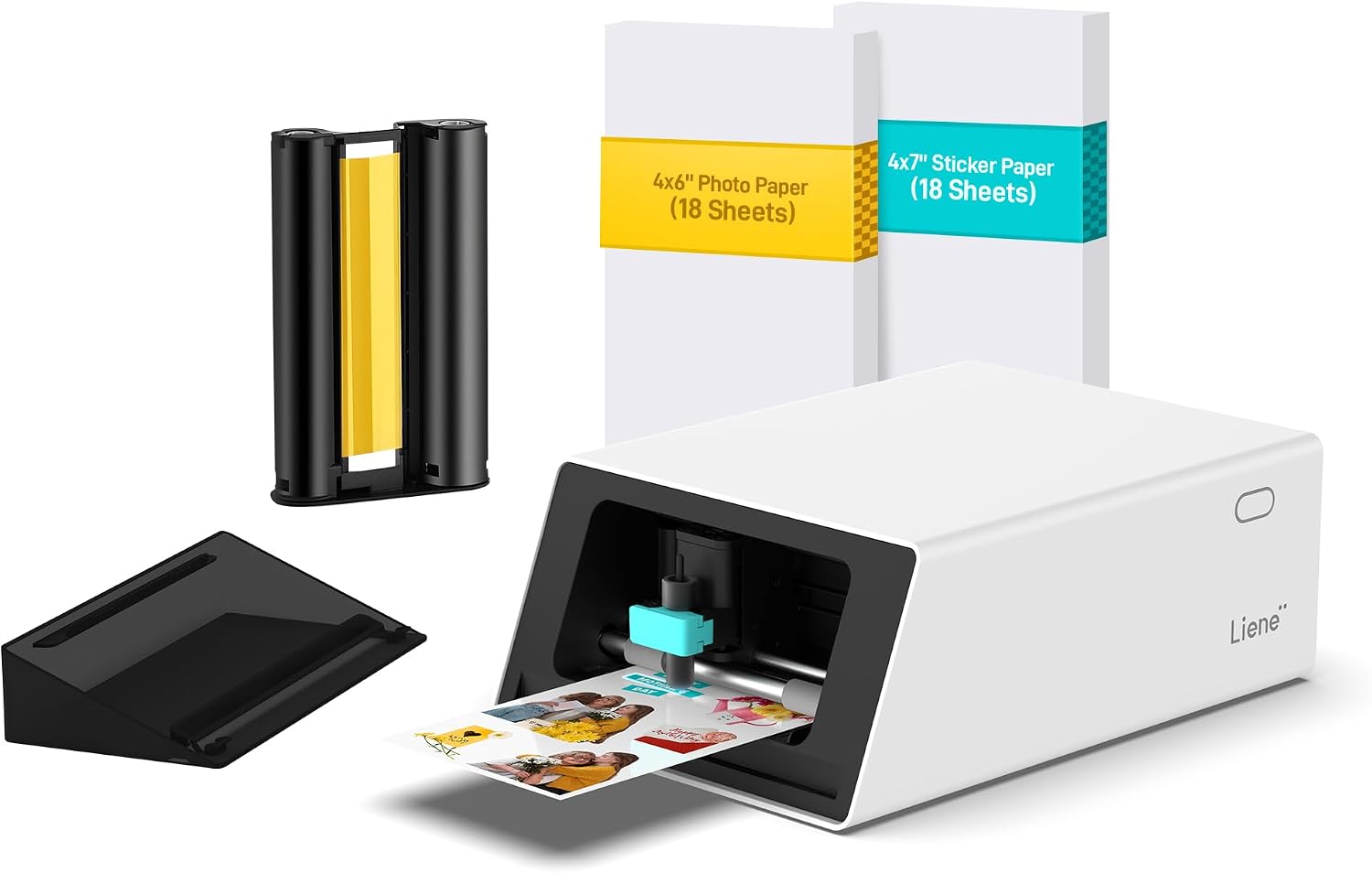 Detalle de Liene PixCut S1 – All-in-One Fotodrucker, Aufkleberdrucker und Schneidemaschine