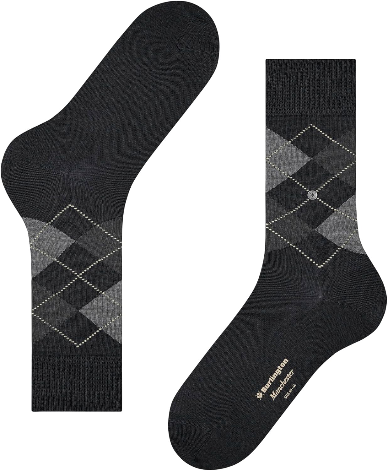Thumbnail 5 de Chaussettes Burlington Manchester pour homme – coton biologique, motif fantaisie argyle