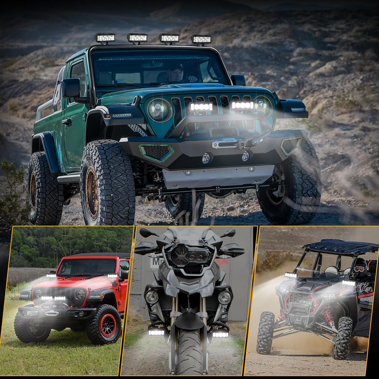 Thumbnail 4 de Auxbeam 5in 68W Offroad Driving Lights