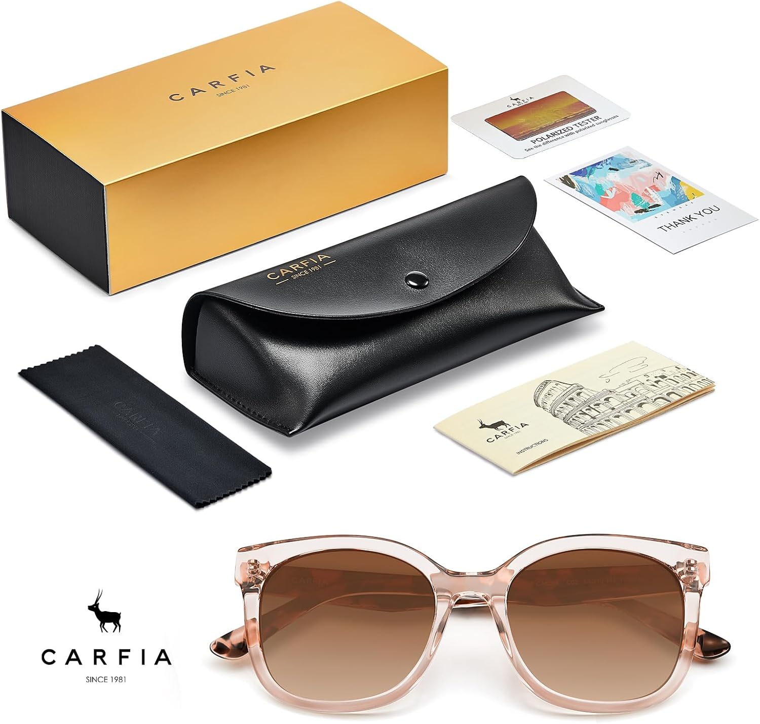 Thumbnail 6 de CARFIA CA5398 Cat Eye Polarised Sunglasses