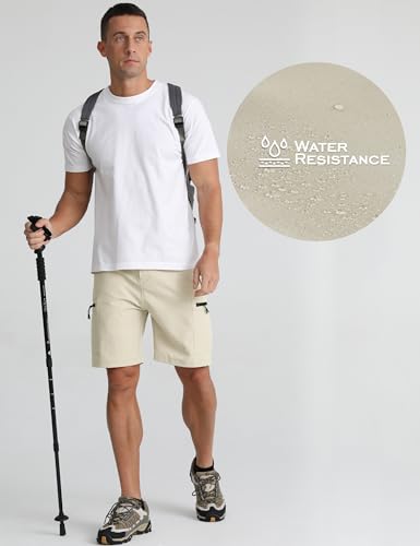 Thumbnail 2 de APTRO Mens Cargo Hiking Shorts – Lightweight Outdoor Shorts with 5 Zip Pockets