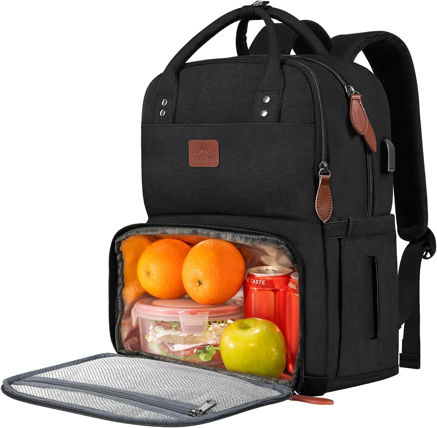 Detalle de MATEIN Mochila Portatil Almuerzo 17"