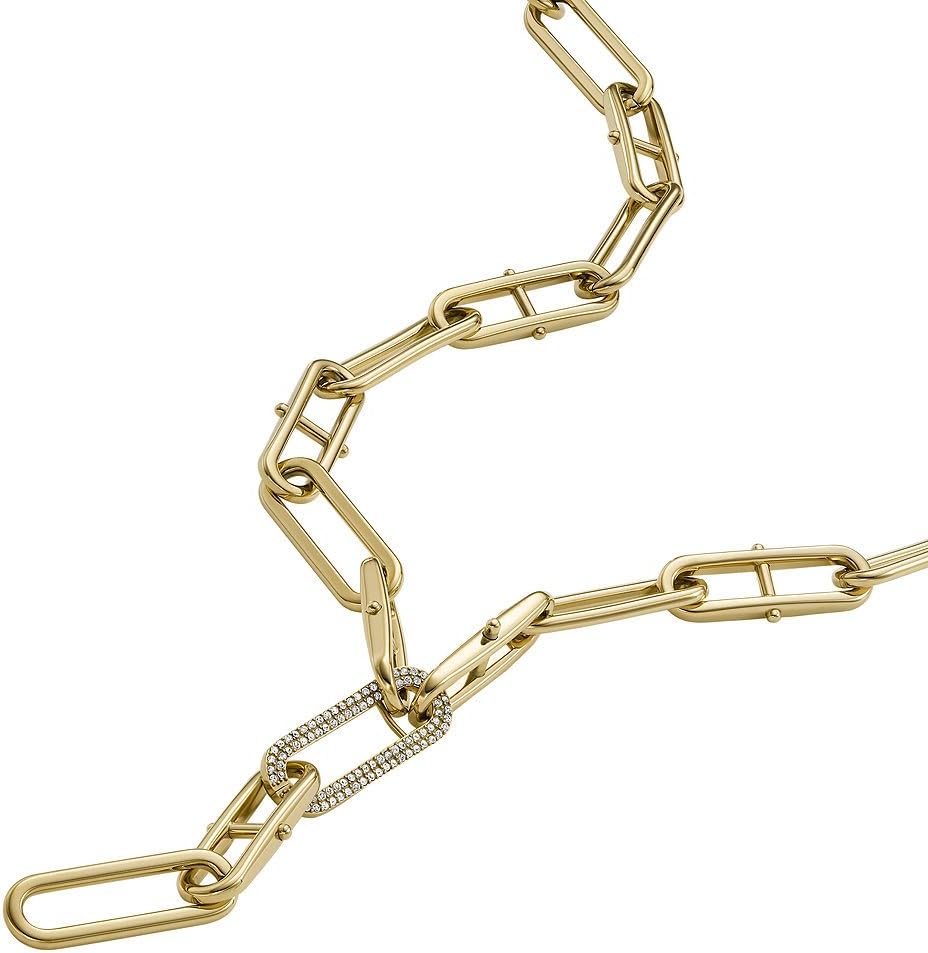 Thumbnail 2 de Fossil Collier pour femme en acier inoxydable et pierre de verre – modèle 32029431