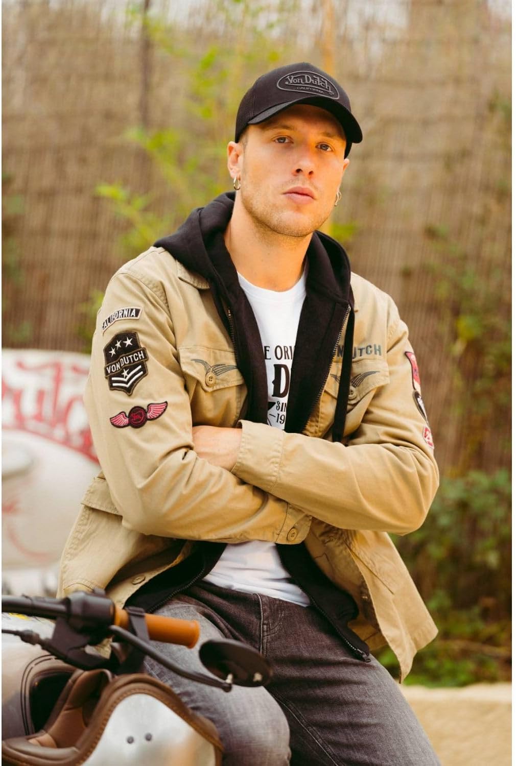 Thumbnail 4 de Von Dutch Cap Herren und Damen, Trucker LOFB Schwarz – CAS1 LOFB04